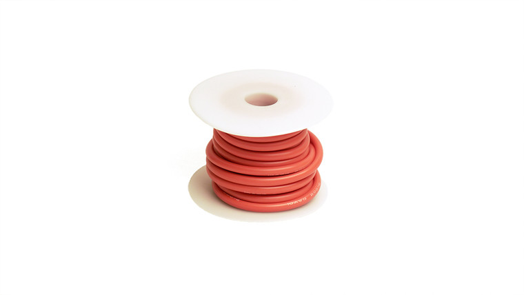 Racers Edge - 10 Gauge Silicone Ultra-Flex Wire; 25' (Red) - 1206