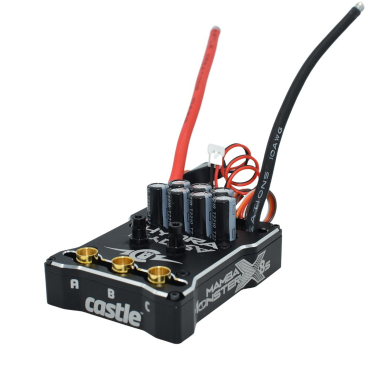 Castle Creations - Hydra X 8S, 33.6V ESC, 8A Peak BEC - 010-0175-00