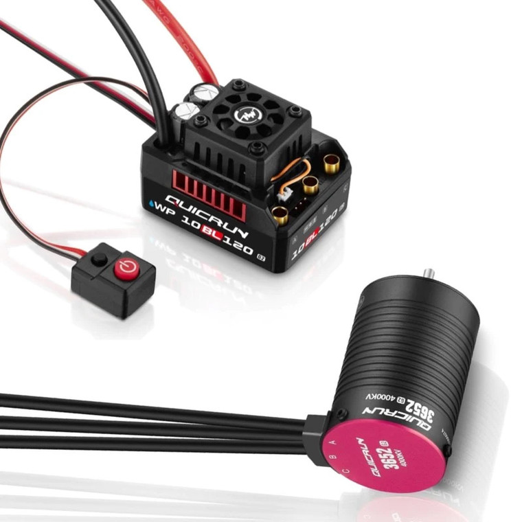 Hobbywing - COMBO QUICRUN 10BL120 G2+3652 SL G2; 5400KV - 38030209