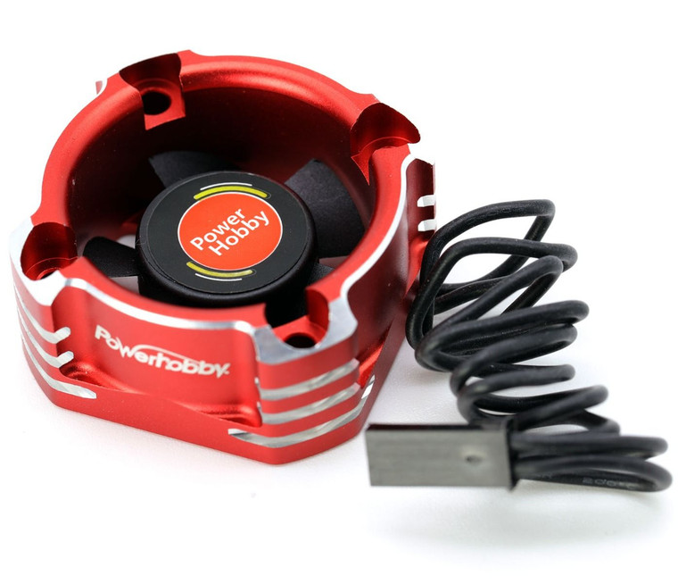 Power Hobby - Powerhobby Booster 30x30 High Speed Aluminum RC Cooling Fan - PHF3033RED