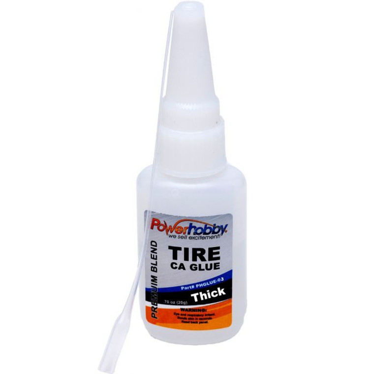 Power Hobby - Premium Blend RC CA Tire Glue w/Tip Thick 0.75oz - PHGLUE02 Power Hobby - Premium Blend RC CA Tire Glue w/Tip Thick 0.75oz - PHGLUE02