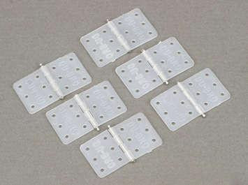 Dubro - Small Nylon Hinges-6 pack - 118