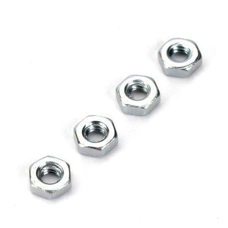 Dubro - 2.5mm Steel Hex Nuts Metric(4) - 2104