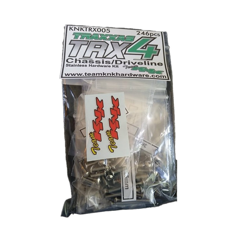 Team KNK - Stainless Hardware Kit for Traxxas TRX4 chassis and - TRX005