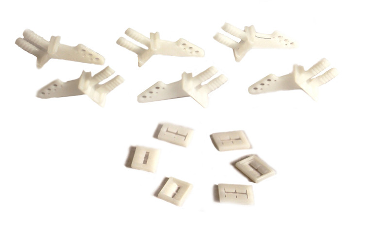 Rage RC - Screwless Hardware Set (2 horns, 4 clevis'); Super Cub 7 - A1517