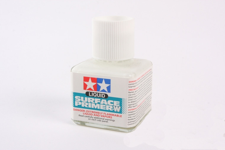 Tamiya - Liquid Surface Primer 40ml White - 87096 Tamiya - Liquid Surface Primer 40ml White - 87096