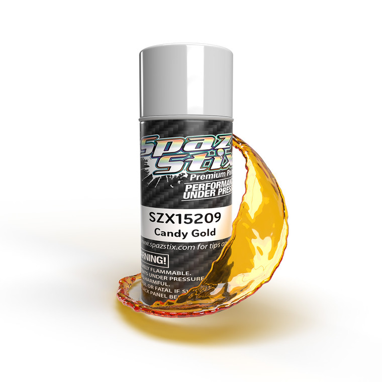 Spaz Stix - CANDY GOLD AEROSOL PAINT 3.5OZ - 15209