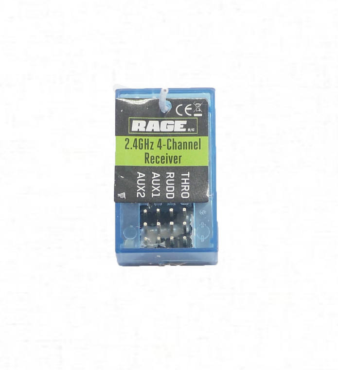 Rage RC - 2.4ghz Auto-bind Receiver: Black Marlin Bl,supercat 700bl - B1236B