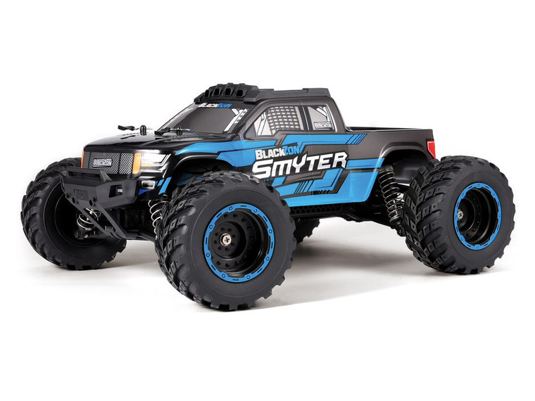 BlackZon - Smyter MT 1/12 4WD Electric Monster Truck - Blue - 540111 BlackZon - Smyter MT 1/12 4WD Electric Monster Truck - Blue - 540111