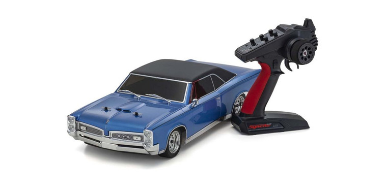 Kyosho - Fazer Mk2 FZ02 1967 Pontiac GTO, Tyrol Blue, 1/10 Electric - 34431T2