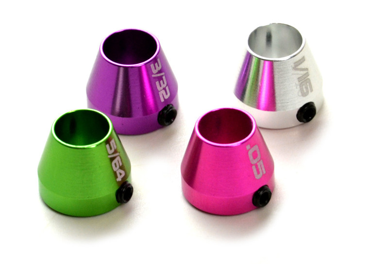 Exotek Racing - Collar Set, Hex Wrenches, SAE, .05, 1/16, 5/64, 3/32 - 1836