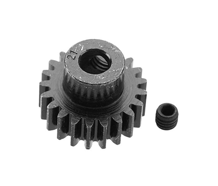 Robinson Racing - EXTRA HARD 21 TOOTH BLACKENED STEEL 32P PINION 5M/M - 8621