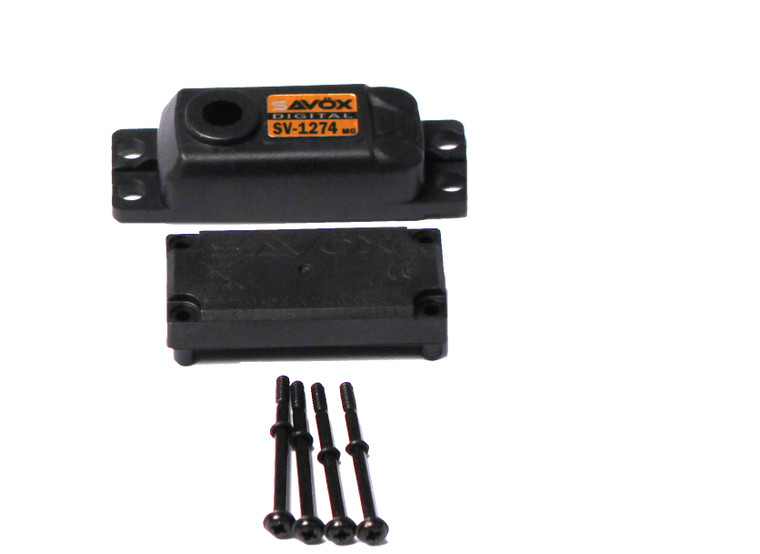 Savox - TOP & BOTTOM SERVO CASE WITH 4 SCREWS SV1274MG - SCSV1274MG Savox - TOP & BOTTOM SERVO CASE WITH 4 SCREWS SV1274MG - SCSV1274MG