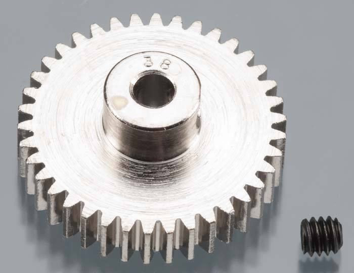 Robinson Racing - HARD NICKEL PLATED 48 PITCH PINION 38 TEETH - 1038