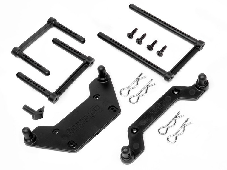 HPI Racing - Body Mount Set 89X287mm (Wheely King) - 85633