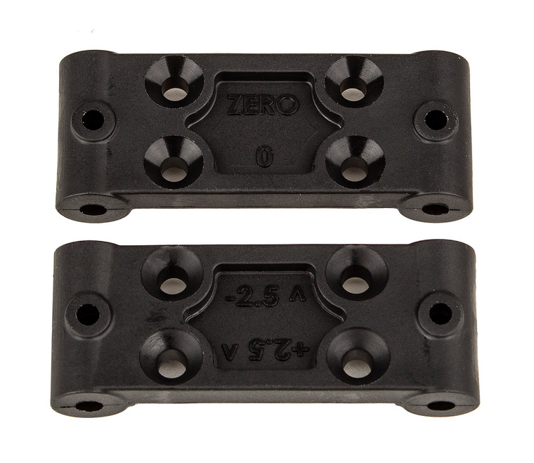 Team Associated - RC10B6.4 Front Bulkhead Set 0deg amd 2.5deg - 91979