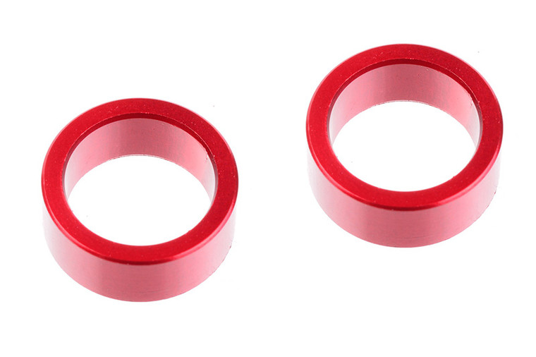 Corally - HDA Suspension Arm Insert, Inner, Aluminum, Red (2pcs), - 00180-531