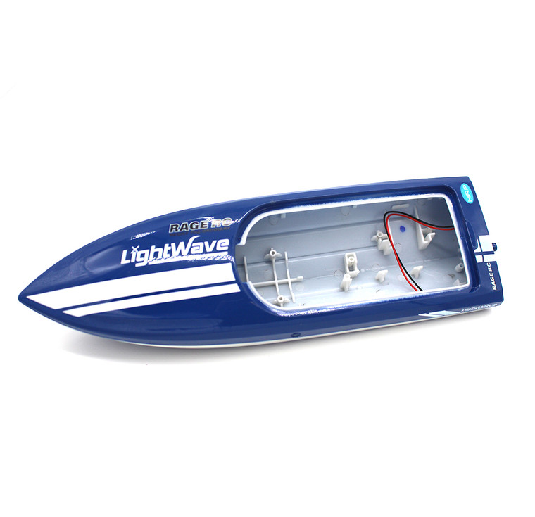 Rage RC - Replacement Printed Hull; LightWave, Blue - B1160