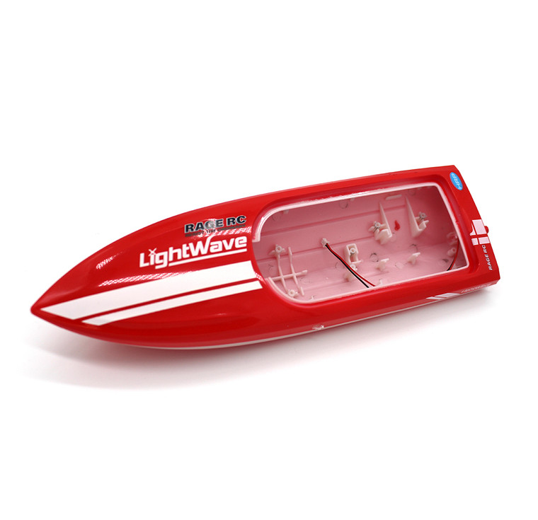 Rage RC - Replacement Printed Hull; LightWave, Red - B1161