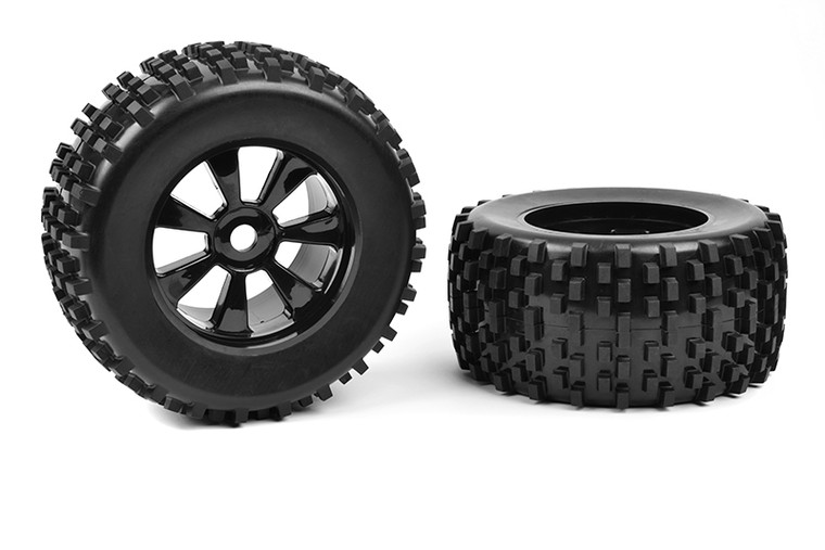 Corally - Off-Road 1/8 Monster Truck Tires - Gripper - Glued on - 00180-378