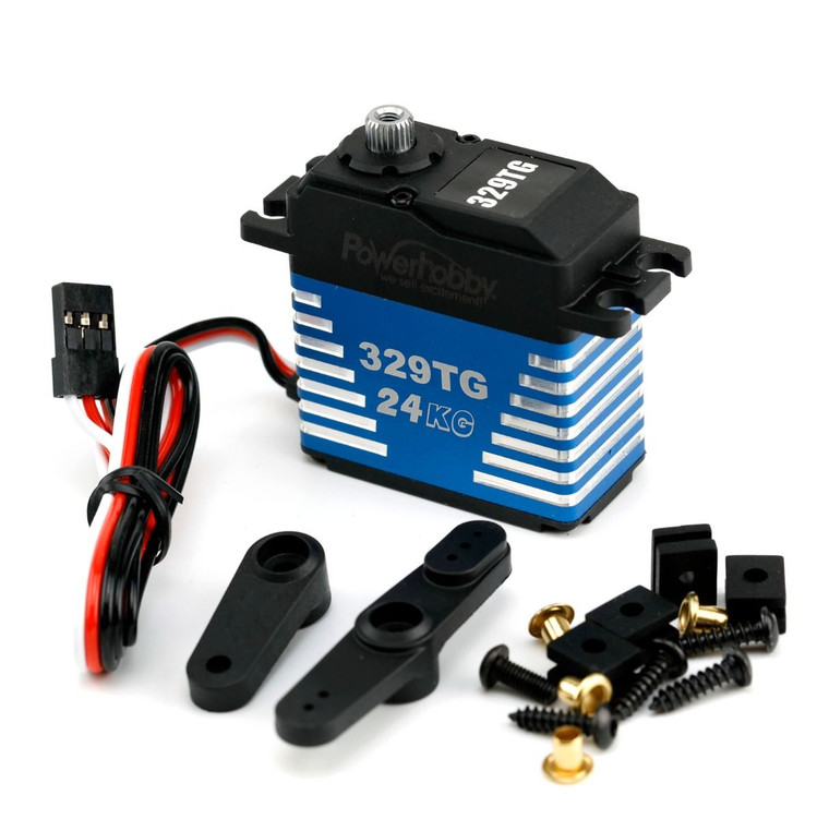 Power Hobby - 329TG Aluminum High Torque Speed Titanium Gear Digital - PH329TG Power Hobby - 329TG Aluminum High Torque Speed Titanium Gear Digital - PH329TG