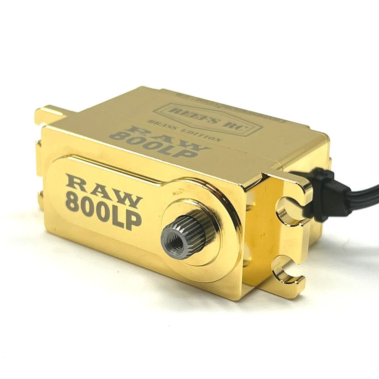 Reef's RC - RAW800LP Servo, Brass Edition, Programmable - REEFS160