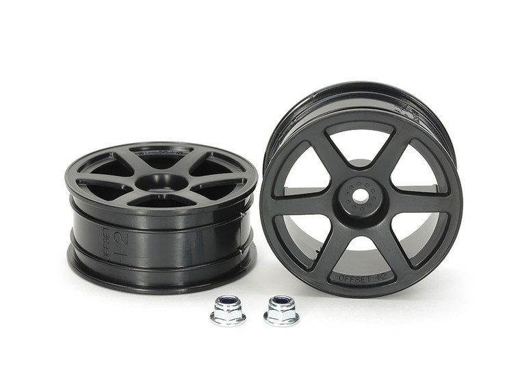 Tamiya - RC 24mm 6-Spoke Wheels-2pcs - 53453