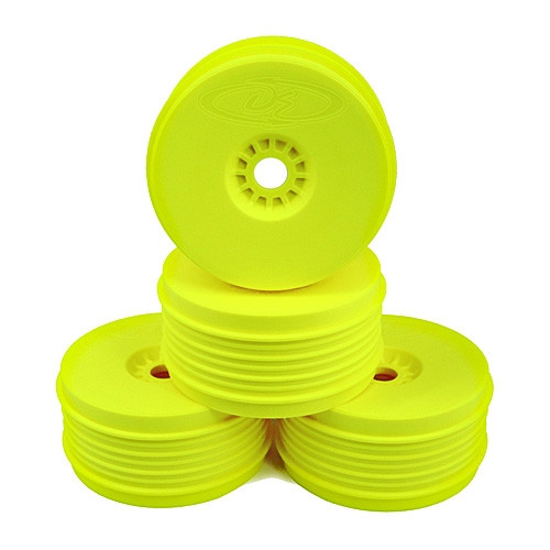 DE Racing - Speedline Plus Buggy Wheels for 1/8 Buggy / Yellow - PSB8Y