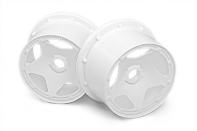 HPI Racing - Super Star Wheel White (120X75mm/2pcs) - Baja 5B - 3225 HPI Racing - Super Star Wheel White (120X75mm/2pcs) - Baja 5B - 3225