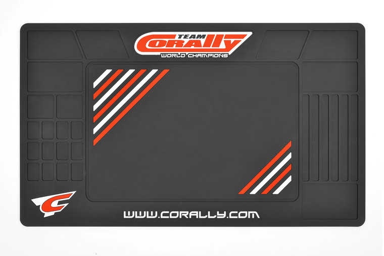 Corally - Team Corally Rubber Pit Mat - 90280 Corally - Team Corally Rubber Pit Mat - 90280