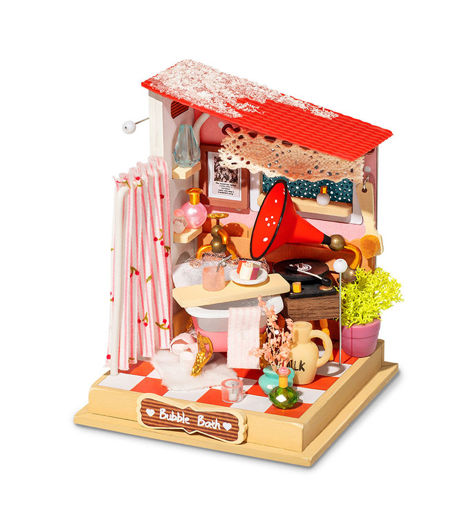 Robotime - Super Mini House; Bubble Bath - Bathroom - DS018