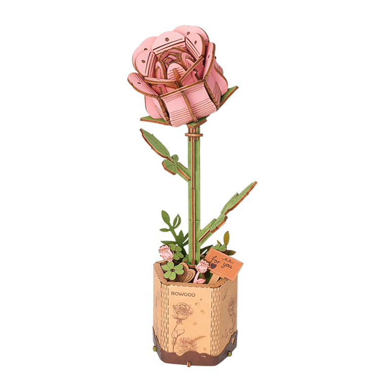 Robotime - ROWOOD Pink Rose - TW041
