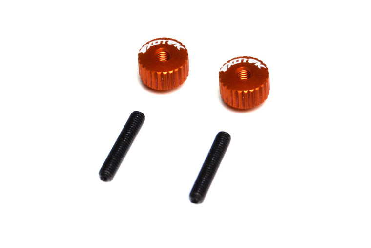 Exotek Racing - Twist Nuts For M3 Thread, Orange - 1191OR