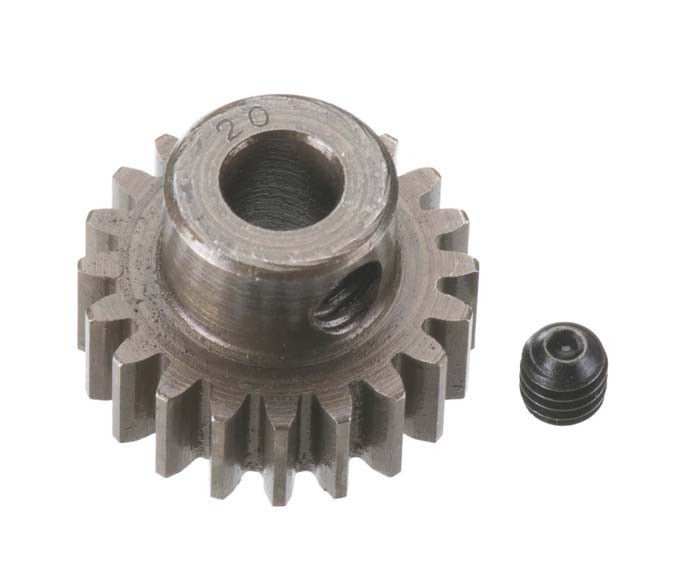 Robinson Racing - HARD 5MM BORE(.8) PINION 20T - 8720