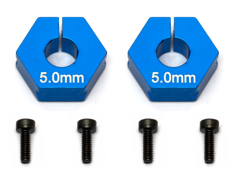 Team Associated - Factory Team Clamping Wheel Hexes, 5.0mm Offset - 91609
