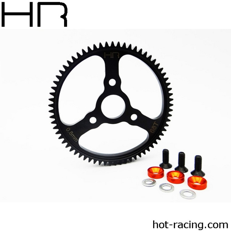 Hot Racing - Heavy Duty Steel Spur Gear 68T 32P 0.8M - SERVO268 Hot Racing - Heavy Duty Steel Spur Gear 68T 32P 0.8M - SERVO268
