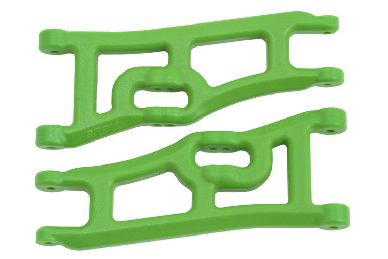 RPM RC Products - WIDE FRONT A-ARMS - GREEN - 70664