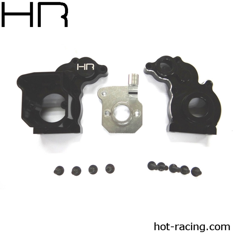 Hot Racing - Black Aluminum Center Gear Case, Wraith - WRA3801 Hot Racing - Black Aluminum Center Gear Case, Wraith - WRA3801