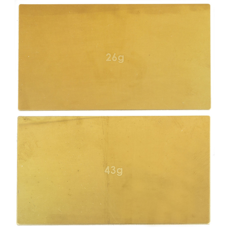 Team Associated - B6 Brass Under Battery Weights - 91744