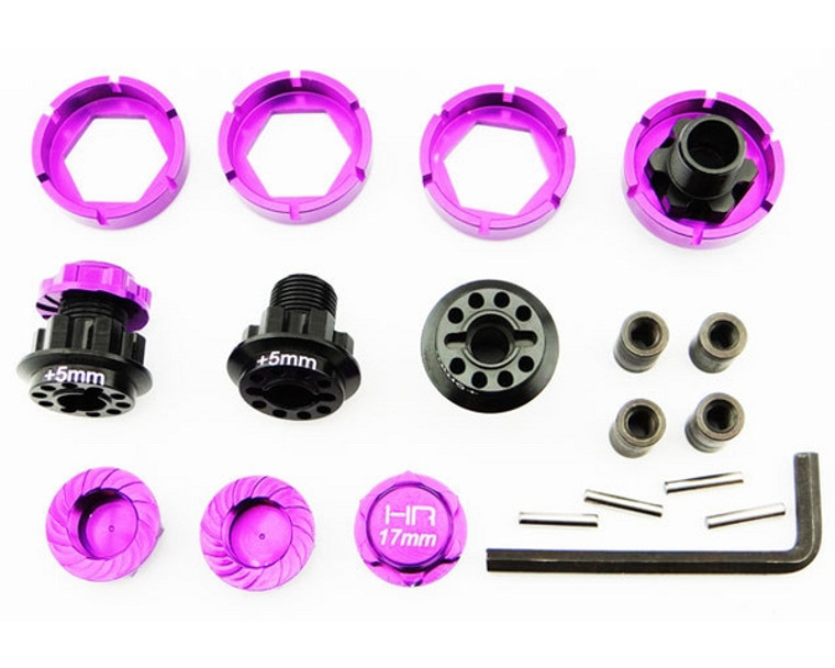 Hot Racing - 17mm Savage Flux Warlock Wheel Adapter, Wide Hex - HSF10X07