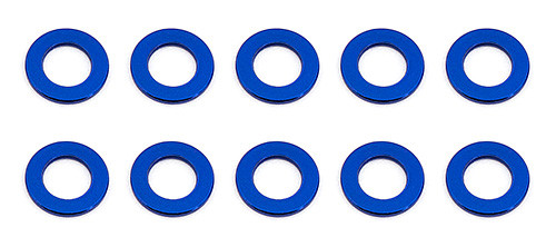 Team Associated - 5.5 X .5mm Ball Stud Washer Blue Aluminum (10) - 31381