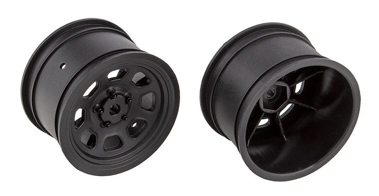 Team Associated - SR10 Black Rear Wheels - 71097