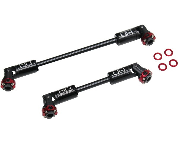 Hot Racing - Heavy Duty Steel Scale Look U-Joints Shafts, for SCX10 II - SCXT37A02