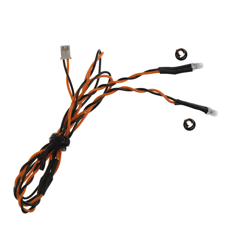 MyTrickRC - Orange Dual LED 3mm - 2-LEDs on Single Lead - RDO3