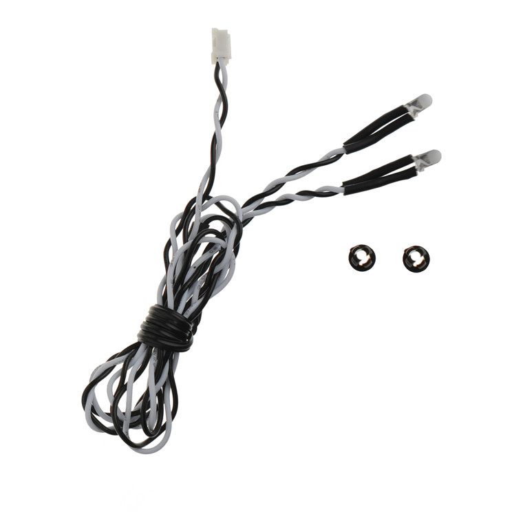 MyTrickRC - White Dual LED 3mm - 2-LEDs on Single Lead - RDW3