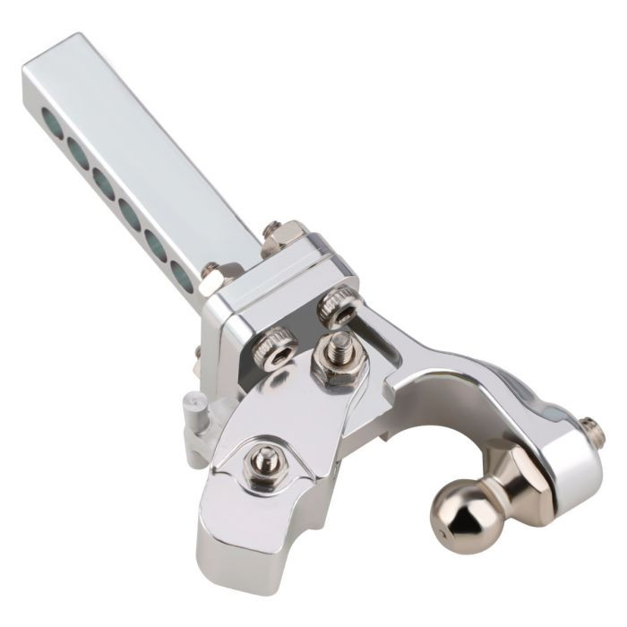 Power Hobby - Rescue Tow Trailer Hook Hitch, Silver, 1/10 Crawler - 5527SILVER