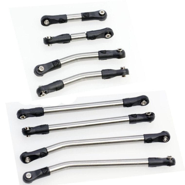 Power Hobby - 8pc Stainless Steel High Clearance Links Set, TRX-4M - 5644