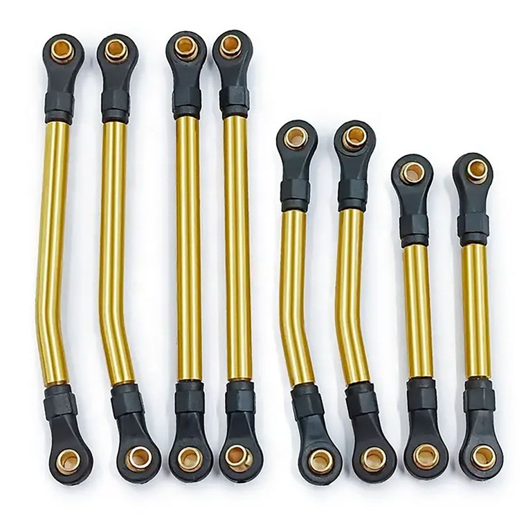 Power Hobby - 8pc Brass High Clearance Links Set, For Traxxas TRX-4M - 5645
