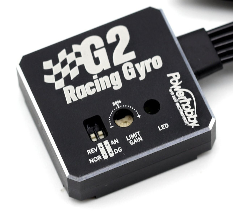 Power Hobby - G2 High Stability Racing Drift Tuned R/C Gyro w/Aluminum Case - PHG2