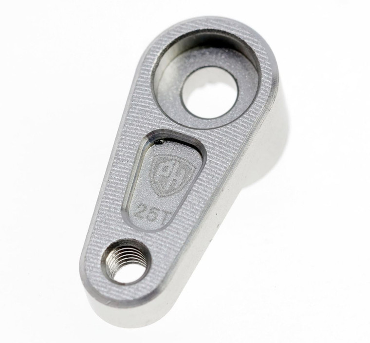 Power Hobby - Aluminum 25T Servo Horn, for Traxxas TRX-4M, Silver - TRX585SILVER